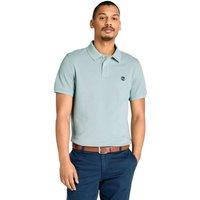 Timberland Pure Cotton Pique Polo Shirt Blue