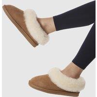 Jones Bootmaker Suede Slipper Boots Light Brown