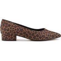 Jones Bootmaker Leather Block Heel Pointed Court Shoes Multi