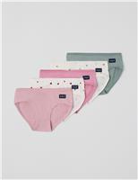 5pk Cotton Rich Knickers (1-10 Yrs)