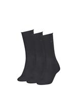 CK WOMEN SOCK 3P ROLLTOP