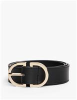 Feminine 2.5 Leather Oval Buckle Jeans Belt