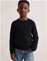 Wool Rich Knitted Jumper with Cashmere (3-14 Yrs)