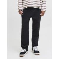 JACK & JONES Relaxed Fit Cotton Blend Joggers Black
