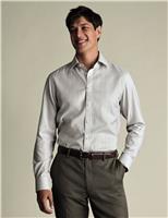 Non Iron Slim Fit Pure Cotton Twill Check Shirt