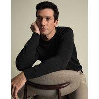 Charles Tyrwhitt Pure Merino Wool Crew Neck Jumper Charcoal