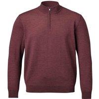 Charles Tyrwhitt Pure Wool Half Zip Jumper Pink