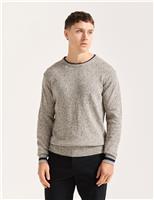 Pure Cotton Crew Neck Jumper