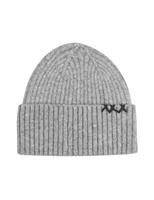 Ribbed Beanie Hat with Merino Wool