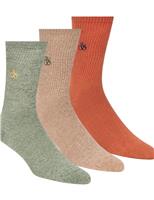 3pk Pure Cotton Socks
