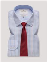 Slim Fit Non Iron Pure Cotton Check Shirt
