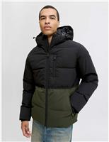 JACK & JONES Hooded Puffer Jacket Multi