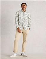 Regular Fit Pure Cotton Floral Shirt