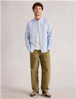 Regular Fit Cotton Rich Fish Print Shirt