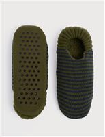 Striped Slipper Socks