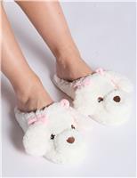 Borg Dog Mule Slippers