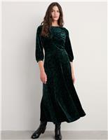 Velvet Midaxi Skater Dress