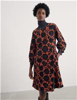 Pure Cotton Cord Floral Smock Dress