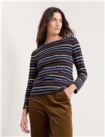 Pure Cotton Striped Top