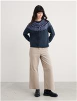 Merino Wool Rich Fair Isle Cardigan