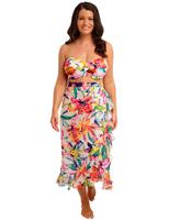 Iguazu Falls Floral Beach Cover Up Sarong