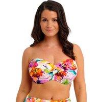 Fantasie Floral Wired Padded Bandeau Bikini Top Multi
