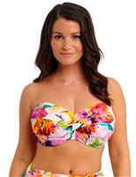 Floral Wired Padded Bandeau Bikini Top
