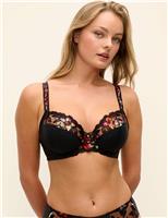 Magdalena Embroidered Underwired Side Support Bra