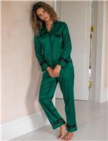 Satin Lace Pyjama Set