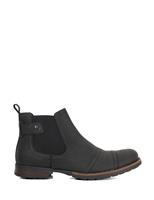 Wide Fit Leather Pull-On Chelsea Boots