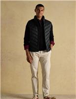 Quilted Funnel Neck Gilet