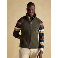Joules Fleece Funnel Neck Gilet Green