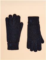 Knitted Gloves with Wool