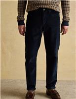 Regular Fit Cotton Rich Corduroy Trousers