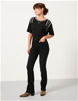 Mid Rise Bootcut Jeans