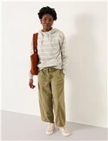 Pure Cotton Striped Hoodie