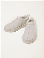 Platform Round Toe Mule Slippers