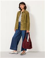 Suede Collared Jacket