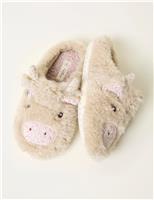 Highland Cow Mule Slippers
