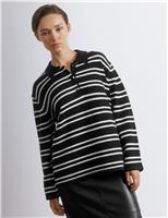 Striped Rugby Top with Wool