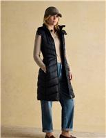Padded Hooded Longline Gilet