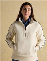 Pure Cotton Half Zip Sweatshirt