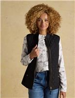 Quilted Funnel Neck Gilet