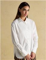 Pure Cotton Elasticated Sleeve Shirt