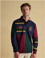 Pure Cotton Harlequin Rugby Shirt