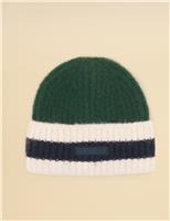 Striped Rib Beanie Hat