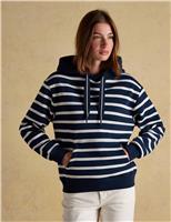 Cotton Rich Striped Hoodie