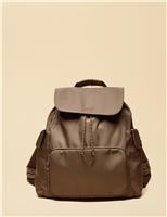 Joules Drawstring Backpack Brown