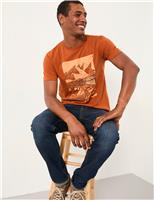 Pure Cotton Mountains Graphic T-Shirt