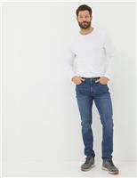 Straight Fit 5 Pocket Jeans